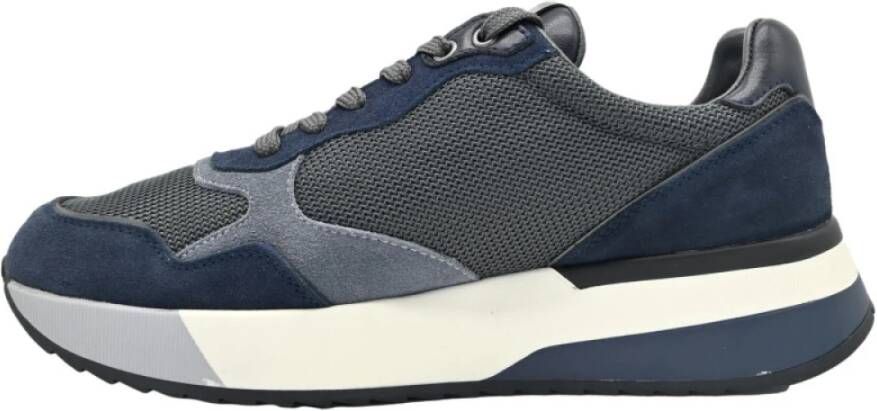 Alberto Guardiani Winnaar Lage Sneakers Navy Grijs Multicolor Heren