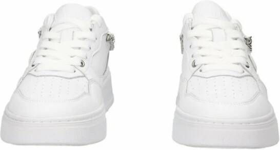 Alberto Guardiani Witte Leren Sneakers voor Vrouwen White Dames