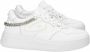 Alberto Guardiani Witte Leren Sneakers voor Vrouwen White Dames - Thumbnail 3