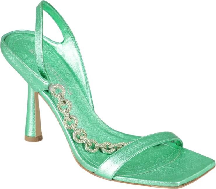 Aldo Castagna High Heel Sandals Green Dames
