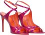 Aldo Castagna Hoge hiel sandalen Paars Dames - Thumbnail 2