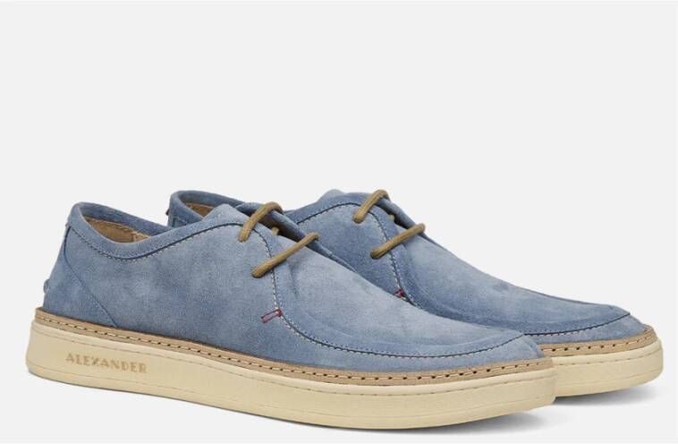 Alexander 1910 Denim Veterschoenen Blue Heren