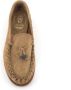 Alexander Hotto Beige Suède Mocassin met Strikdetail Beige Dames - Thumbnail 4