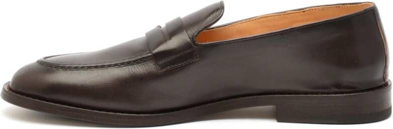 Alexander Hotto Bruin Leren Loafer Schoen Brown Heren