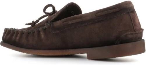 Alexander Hotto Donkerbruine Suède Mocassin Sandalen Brown Heren