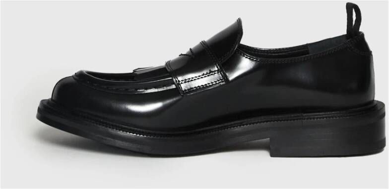 Alexander Hotto Zwarte Leren Mocassin Black Dames