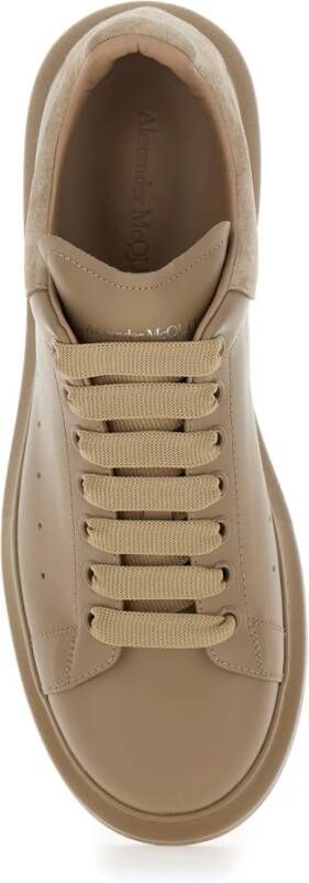 alexander mcqueen Beige Lage Sneakers Ronde Neus Beige Heren