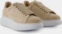 Alexander mcqueen Beige Leren Oversized Sneakers Beige Dames - Thumbnail 2