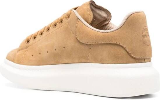 alexander mcqueen Beige Veterschoen met Merkdetails Brown Heren