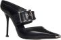 Alexander mcqueen Zwarte pumps met punk teenkap Zwart Dames - Thumbnail 2