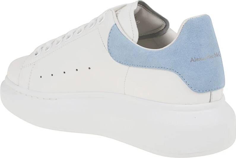 alexander mcqueen Blauwe Sneakers voor Vrouwen White Dames