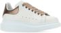 Alexander mcqueen Bronzen Hiel Witte Leren Sneakers White Dames - Thumbnail 6