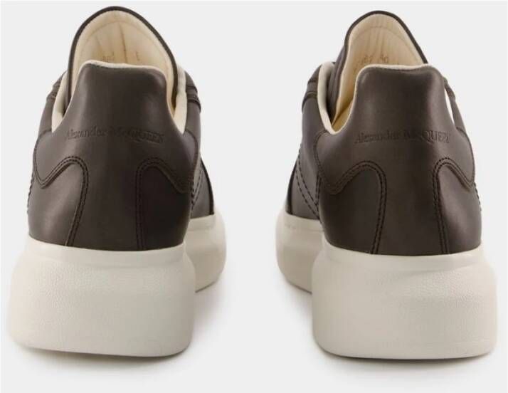 alexander mcqueen Bruin Leren Oversized Sneakers Brown Heren