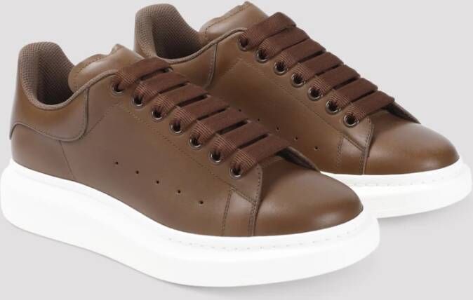 alexander mcqueen Bruine Sneakers voor Mannen Aw24 Brown Heren