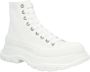 Alexander mcqueen Canvas boots White Dames - Thumbnail 2