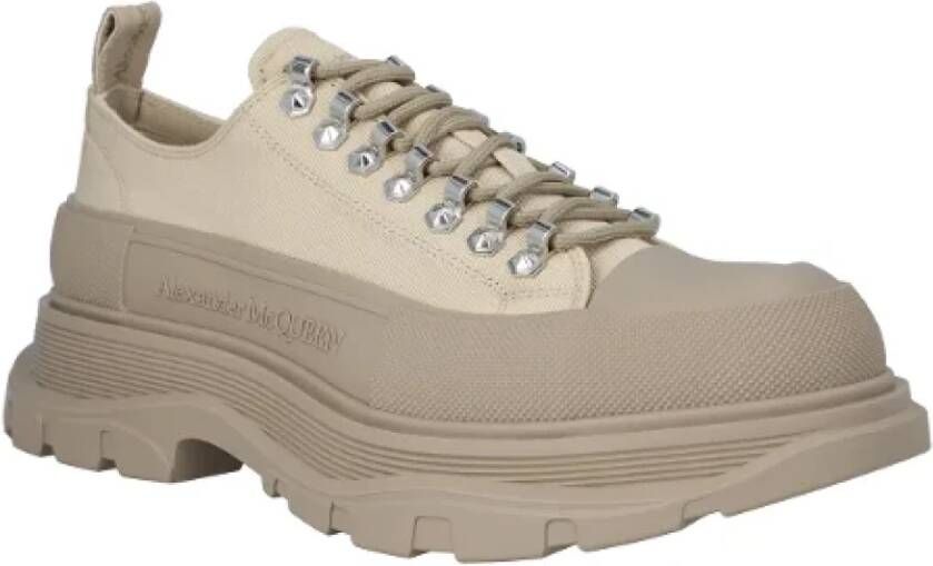 alexander mcqueen Canvas sneakers Beige Heren