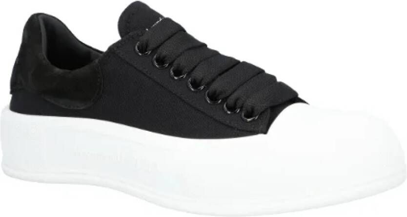 alexander mcqueen Canvas sneakers Black Dames