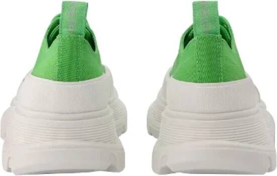 alexander mcqueen Canvas sneakers Green Dames