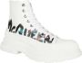 Alexander mcqueen Canvas Sneakers met Rubberen Zool White Heren - Thumbnail 6