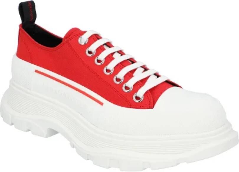 alexander mcqueen Canvas sneakers Red Heren