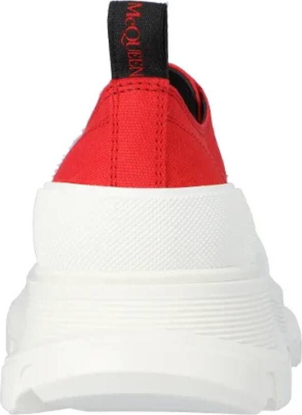 alexander mcqueen Canvas sneakers Red Heren