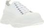 Alexander mcqueen Witte sneakers met reliëflogo White Dames - Thumbnail 2