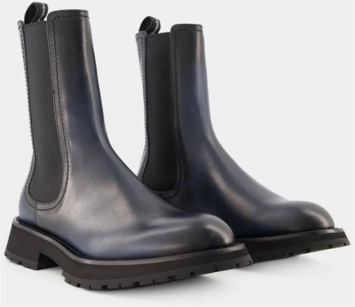 alexander mcqueen Chelsea Boots Gray Heren