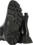 Alexander mcqueen Zwarte platte schoenen met uitlopende lug zool Black Dames - Thumbnail 4