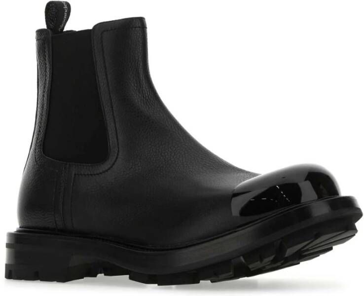 alexander mcqueen Stijlvolle Chelsea Boots voor Heren Zwart Heren