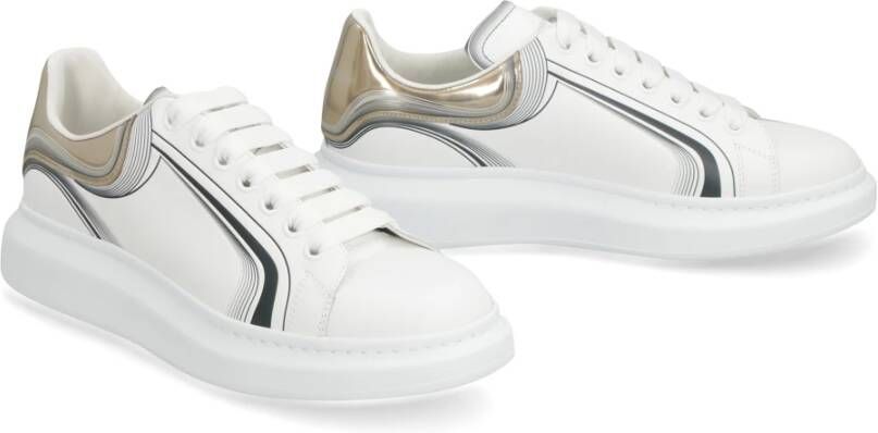 alexander mcqueen Chunky Curve Tech Sneakers White Heren