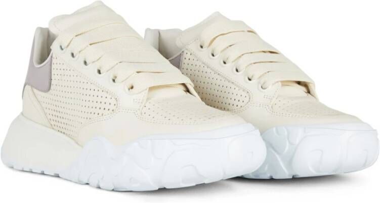 alexander mcqueen Chunky Sneakers Off White Light Grey Beige Dames