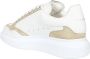 Alexander mcqueen Chunky Sole Leren Sneakers met Suède Inzetstukken White Dames - Thumbnail 2