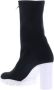 Alexander mcqueen Scuba Soft Boots in Black Canvas Zwart Dames - Thumbnail 3