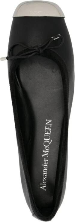 alexander mcqueen Elegante Platte Schoenen Black Dames