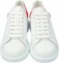 Alexander mcqueen Witte Leren Sneakers met Rode Suède Spoiler White - Thumbnail 9