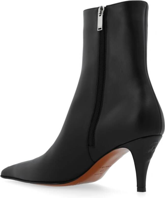 alexander mcqueen Gehakte enkellaarzen Black Dames