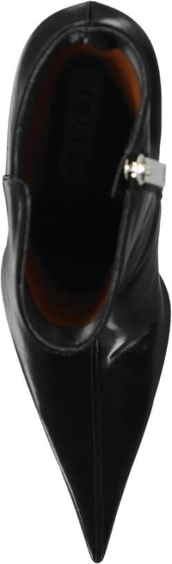 alexander mcqueen Gehakte enkellaarzen Black Dames