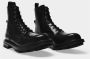 Alexander mcqueen Laced Boots in Black Patent Leather Zwart Heren - Thumbnail 3
