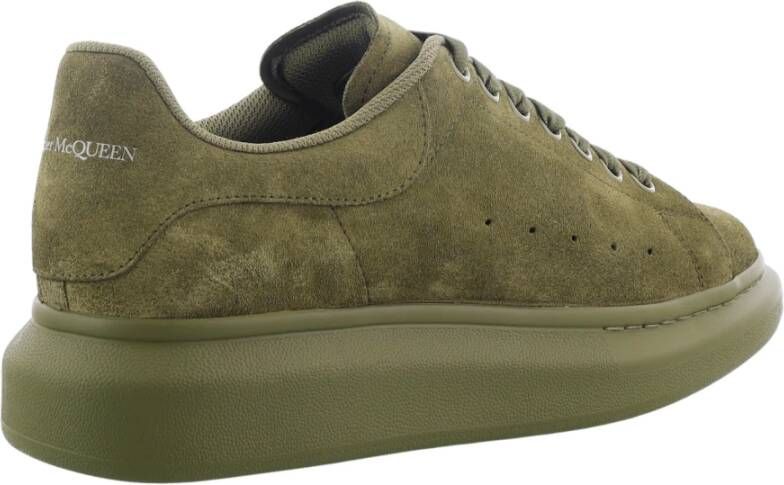 alexander mcqueen Groene Suede Oversized Sneaker Green Heren