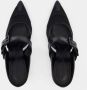 Alexander mcqueen Zwarte Leren Hakmuiltjes W4Ab2 Black Dames - Thumbnail 12