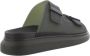 Alexander mcqueen Heren Hybrid Transparant Slide Groen Green Heren - Thumbnail 7