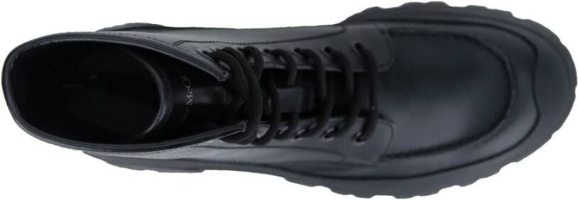 alexander mcqueen Heren Leren Veterschoenen Black Heren