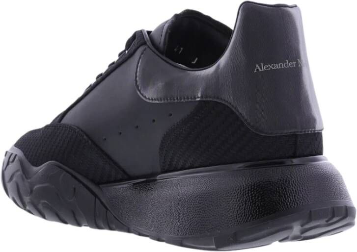 alexander mcqueen Heren New Court Sneaker Zwart Grijs Black Heren