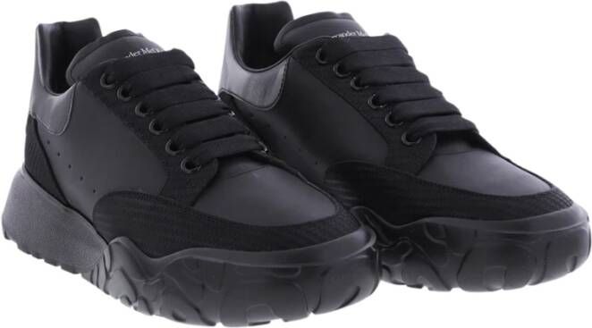 alexander mcqueen Heren New Court Sneaker Zwart Grijs Black Heren