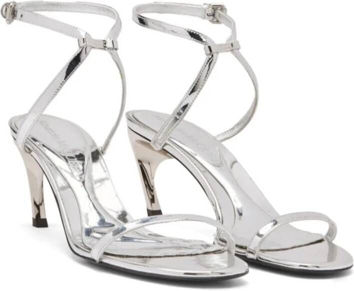 alexander mcqueen High Heel Sandals Gray Dames