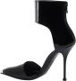 Alexander mcqueen Zwarte Zilveren Leren Sandalen Black Dames - Thumbnail 8