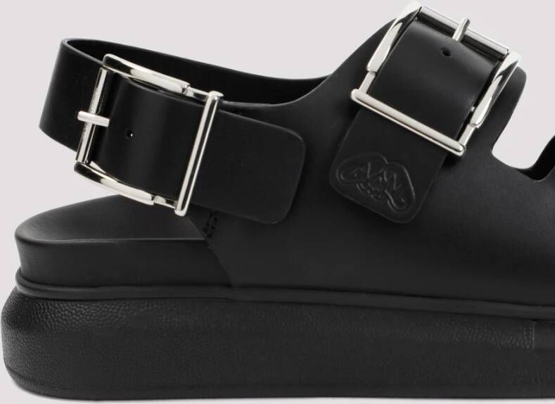 alexander mcqueen Hybrid Double Buckle Sandalen Black Heren