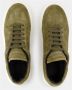 Alexander mcqueen Khaki Leren Oversize Sneakers Green Heren - Thumbnail 4