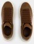 Alexander mcqueen Khaki Leren Oversized Sneakers Brown Dames - Thumbnail 4