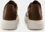 Alexander mcqueen Khaki Leren Oversized Sneakers Brown Heren - Thumbnail 3